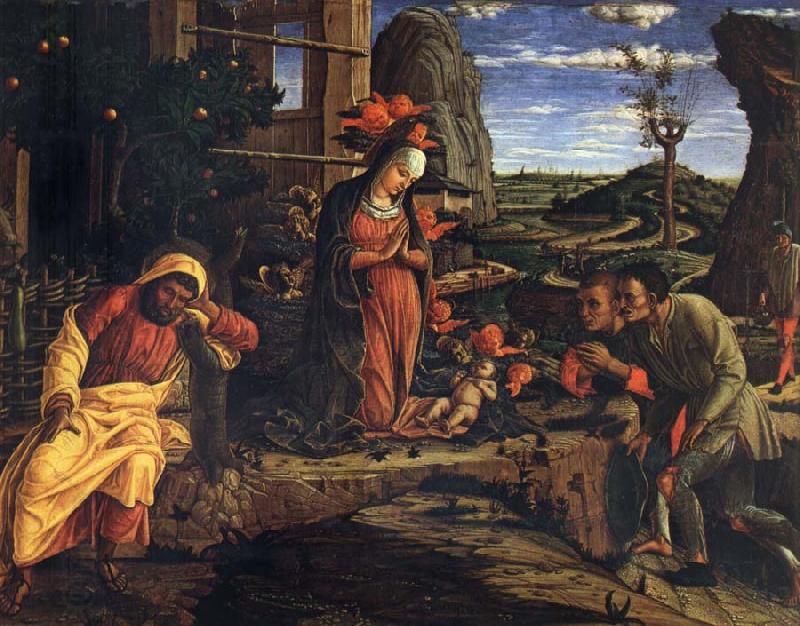 Andrea Mantegna Adoration of the Shepherds China oil painting art